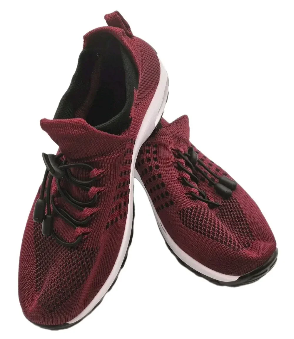Maroon Slip-On Comfort Sneakers Women 6.5/37 NEVER WORN